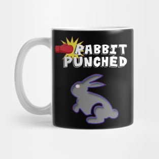 Neon Gray Rabbit of the Future With the shows title Mug